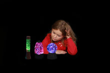 Sensory Light Twin Tornado Glitter Lamp Colour Changing LED Mood Light 27CM