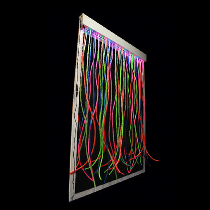 UV Mirror with Strands – 100 x 91cm Includes UV light Strip
