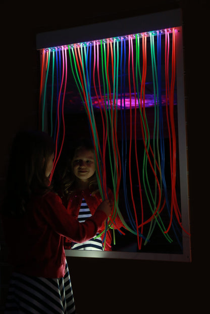 UV Mirror with Strands – 100 x 91cm Includes UV light Strip