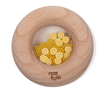 Petit Boum Sensory Toy Donut (Lemons) - SENsory Toys4U