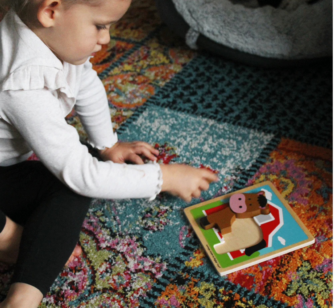 Chunky Lift-Out Puzzle - Horse - SENsory Toys4U