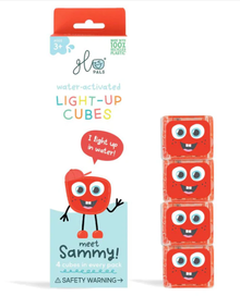 Glo Pals Light up Sensory Cubes - 4 Pack