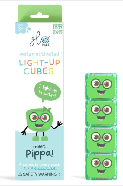 Glo Pals Light up Sensory Cubes - 4 Pack
