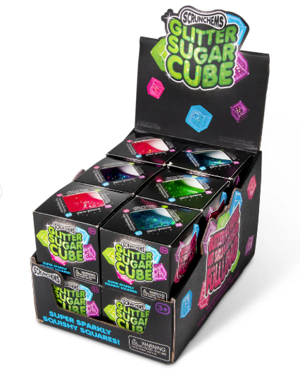 SCRUNCHEMS GLITTER SUGAR CUBE