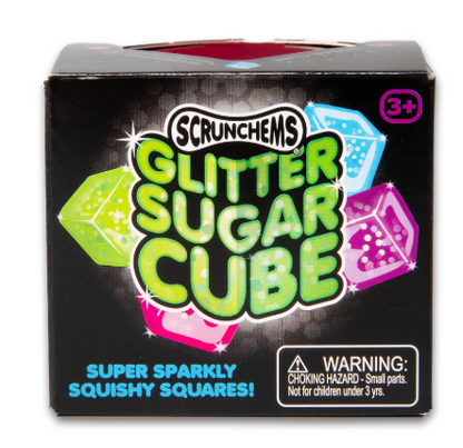 SCRUNCHEMS GLITTER SUGAR CUBE