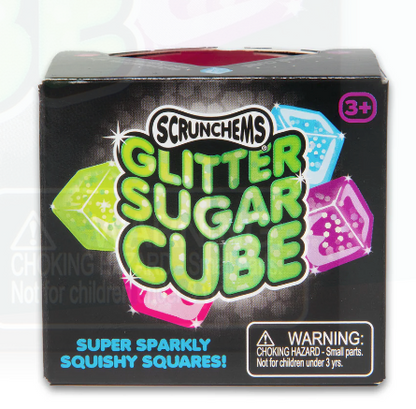 SCRUNCHEMS GLITTER SUGAR CUBE