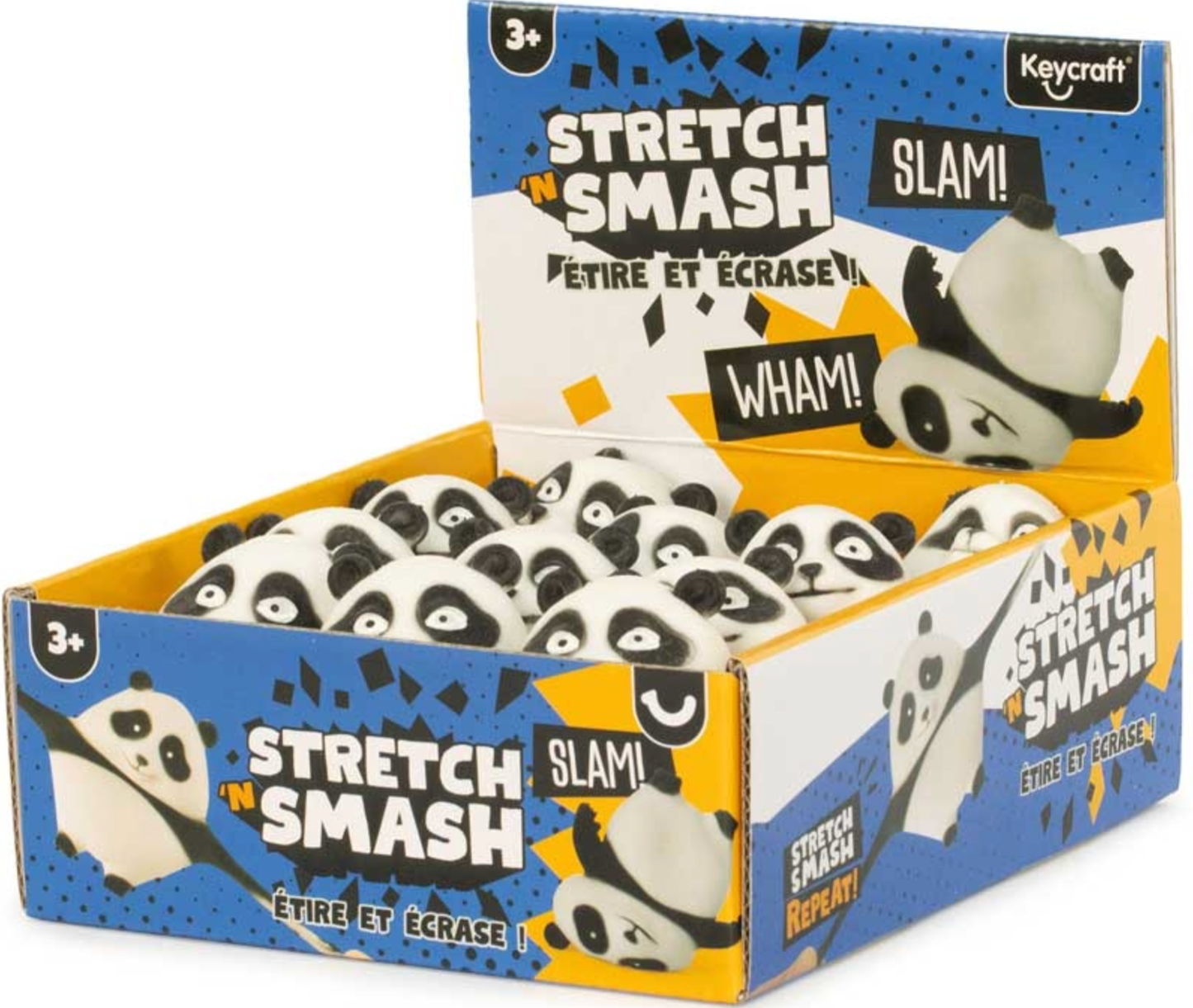 STRETCH N SMASH MINI PANDA SENSORY TOY