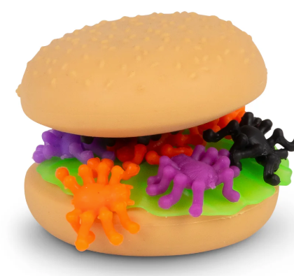 SCRUNCHEMS SPOOKY SPIDER BURGER SQUISHY