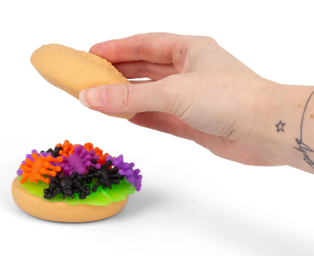 SCRUNCHEMS SPOOKY SPIDER BURGER SQUISHY