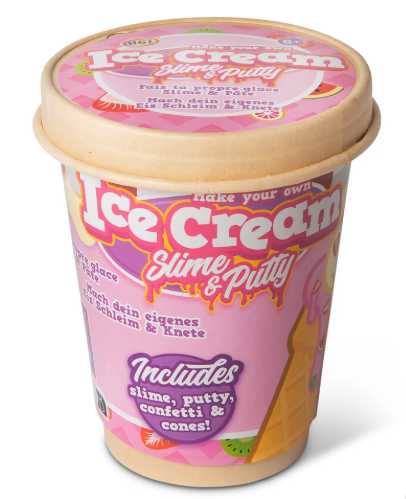 MAKE YOUR OWN ICE CREAM SLIME AND PUTTY