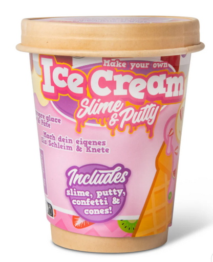 MAKE YOUR OWN ICE CREAM SLIME AND PUTTY