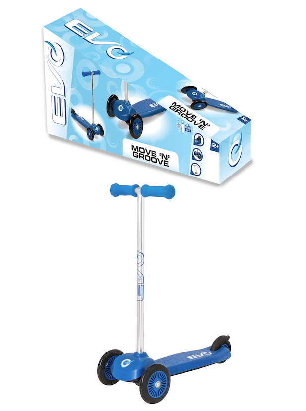EVO Move n Groove Scooter - Blue/Pink