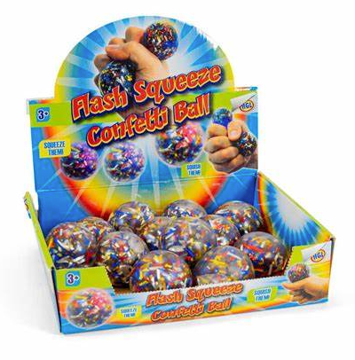 Flash Squeeze Confetti Ball
