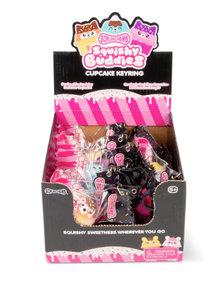 SCRUNCHEMS SQUISHY BUDDIES CUPCAKE KEYRING