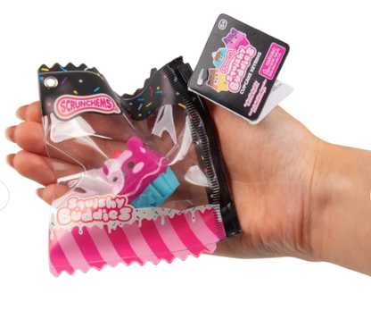 SCRUNCHEMS SQUISHY BUDDIES CUPCAKE KEYRING
