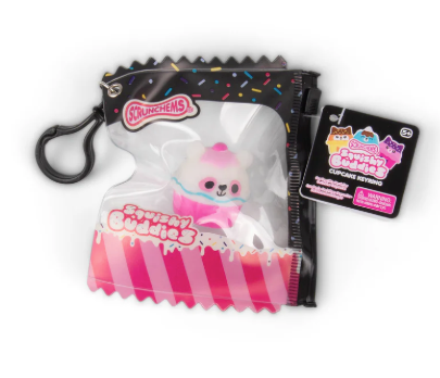 SCRUNCHEMS SQUISHY BUDDIES CUPCAKE KEYRING