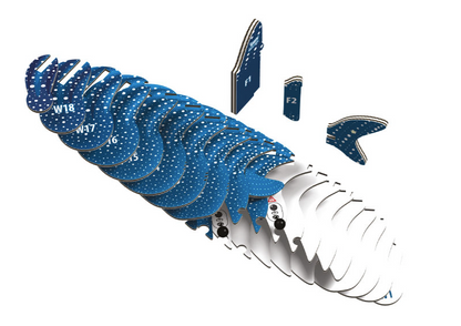EUGY 3D Model Kit Whale Shark