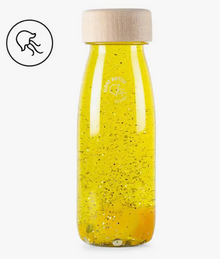 Sensory Bottle - Yellow Float - SENsory Toys4U