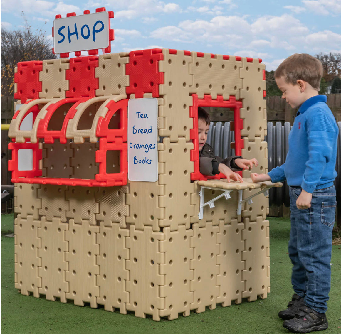 Giant Polydron Build-A-Shop - SENsory Toys4U
