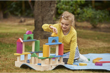 Rainbow Wooden Jumbo Block Set - Pk54 - SENsory Toys4U