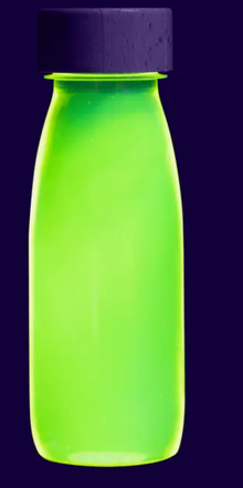 Sensory Bottle - Fluo Yellow - SENsory Toys4U