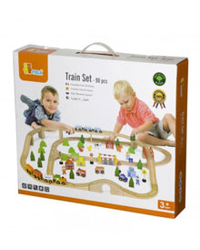 90 Piece Train Set - SENsory Toys4U