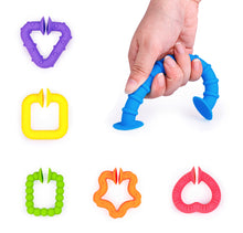 6 x Sensory Textured Rings - SENsory Toys4U